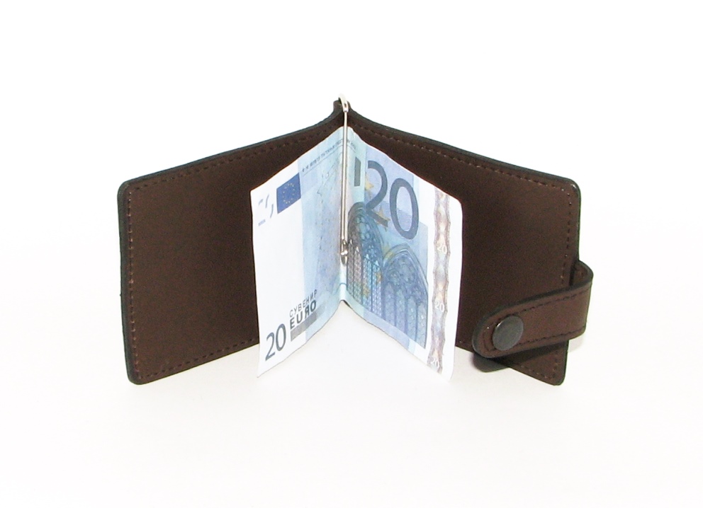 Зажим для денег DNK Euro Clamp col.F коричневый Зажим для денег DNK Euro Clamp col.F коричневый
